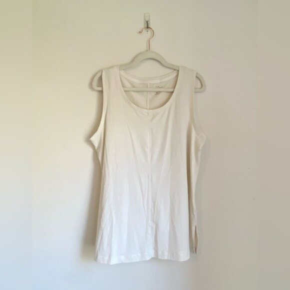 New Directions Soft Cream Tank Top Size XL - Picture 1 of 7